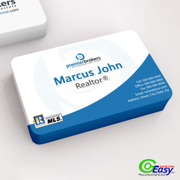 Premier Brokers Rounded Business Cards